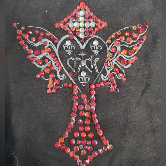 Chick by Nicky Hilton Bejeweled Cropped Sweater - Picture 4 of 5